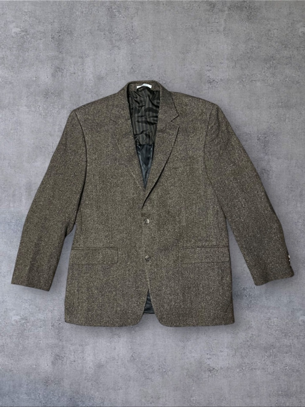 Vintage 2000s y2k Black & Brown 1826 Lord & Taylor Blazer